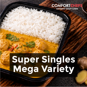 Comfort Chefs Super Singles Mega Variety frozen meal pack