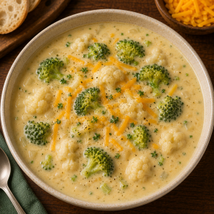 Comfort Chefs Cauliflower Broccoli and Cheddar Soup 500ml