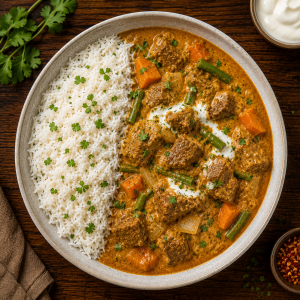 Comfort Chefs Lamb Korma Curry frozen ready meal