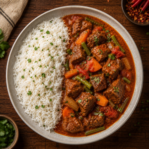 Comfort Chefs Rogan Josh Beef Curry frozen ready meal